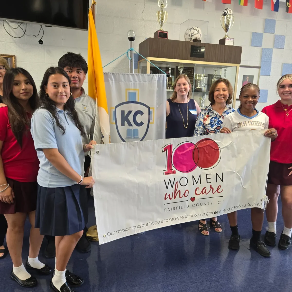 100+ Women Who Care Fairfield County Donates to Kolbe Cathedral Prep