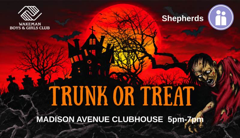 Wakeman-Boys and Girls Club Trunk-or-Treat Oct. 30